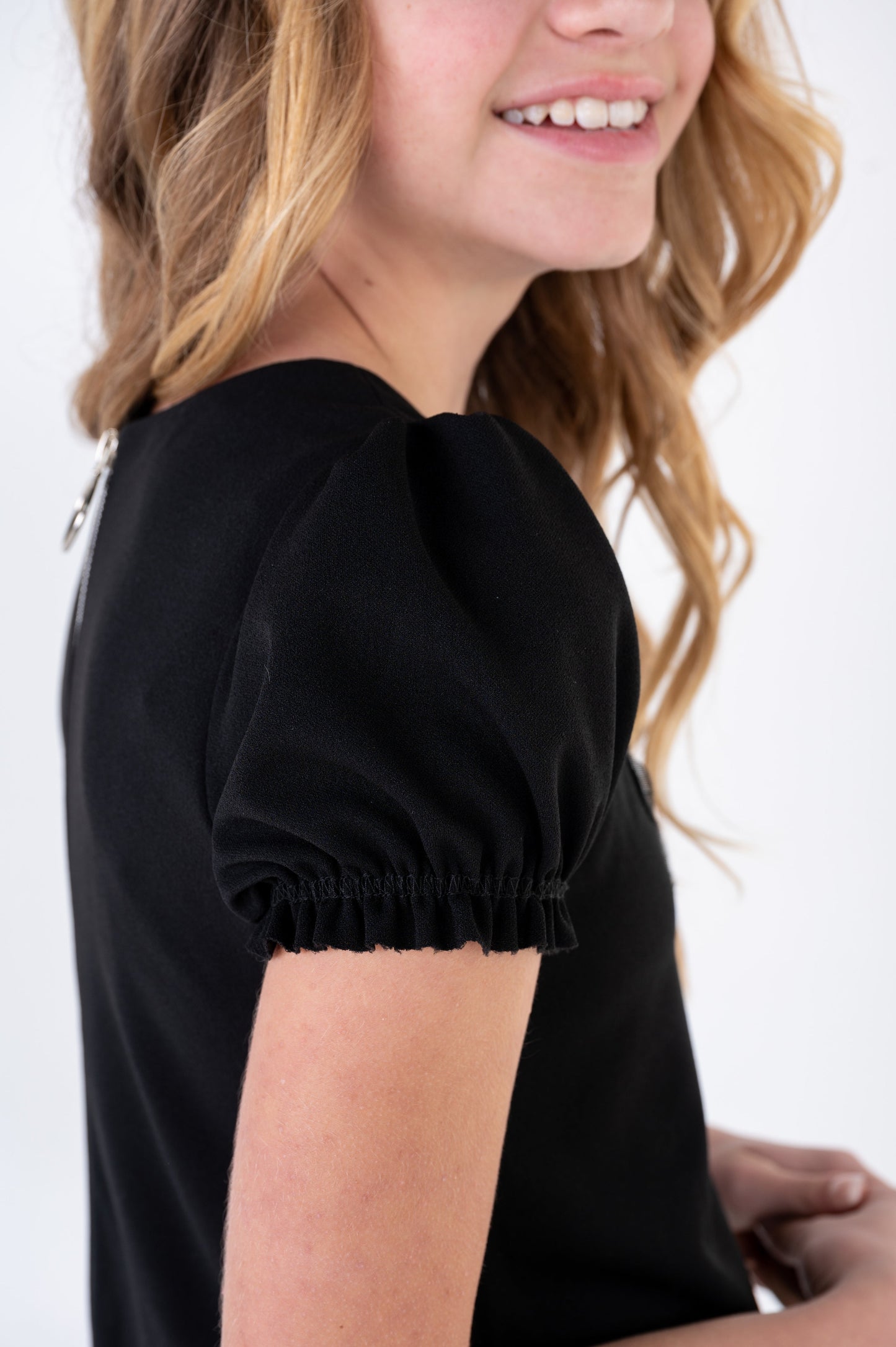 LINDA BOW EMBELLISHED DRESS
