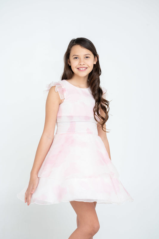 ADELE PASTEL ORGANZA DRESS