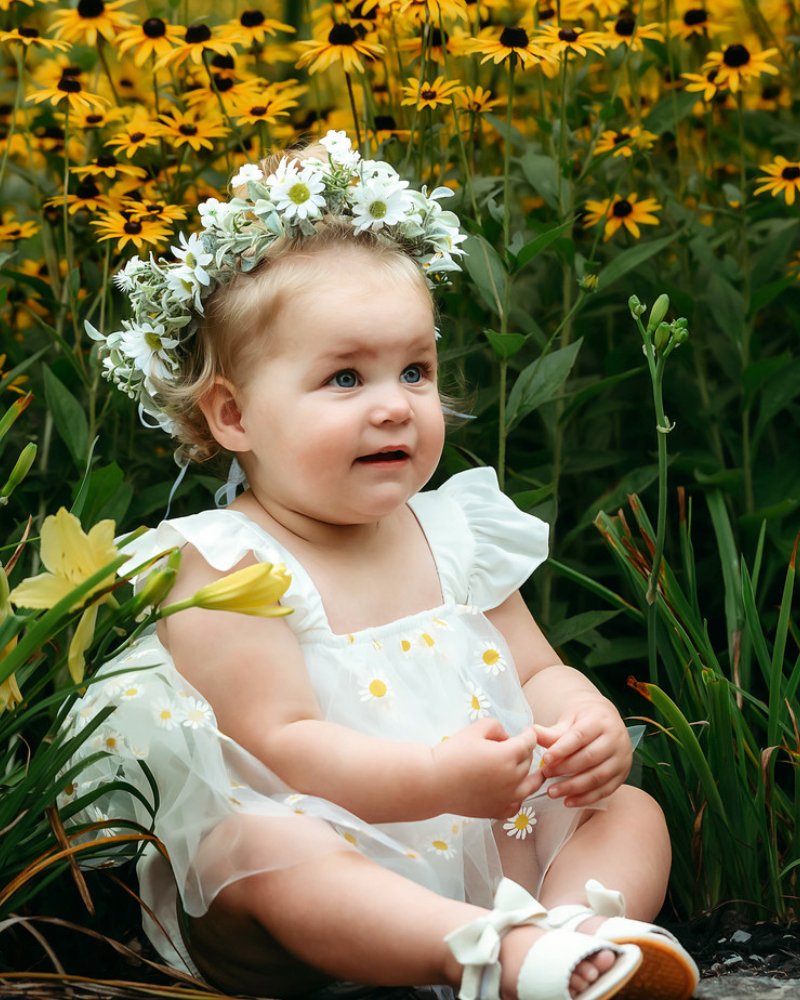 DIXIE DRESS ROMPER - PICKN' DAISIES
