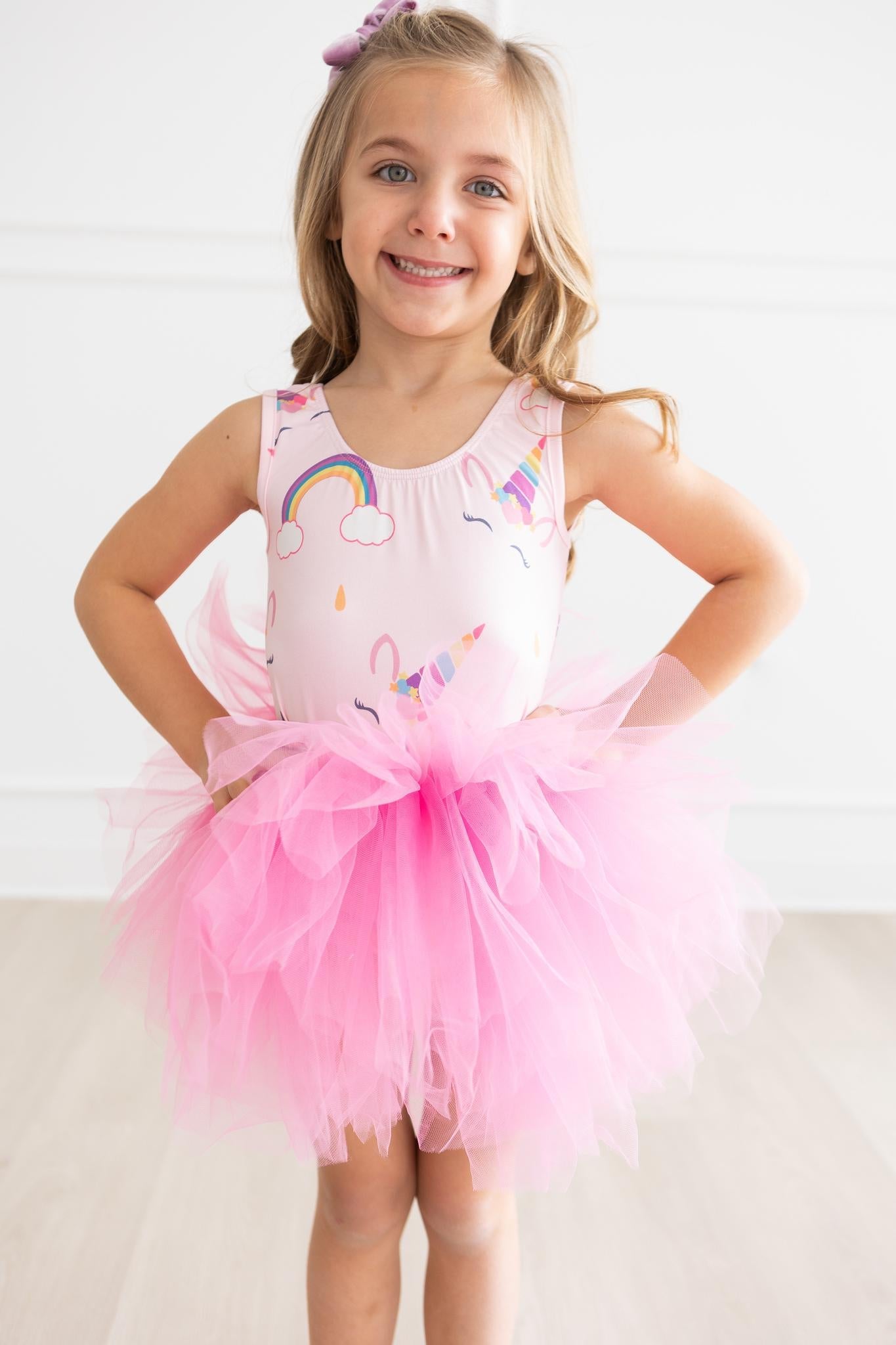 BUBBLEGUM UNICORN TANK TUTU LEOTARD