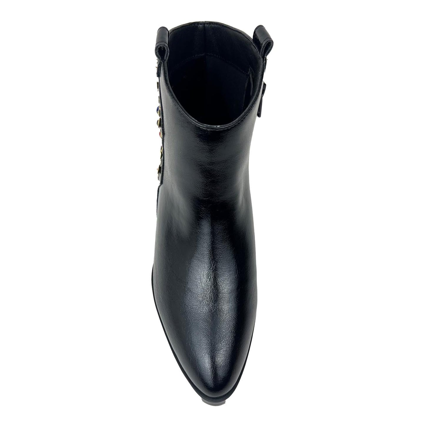 GEM WESTERN BOOTS- BLACK