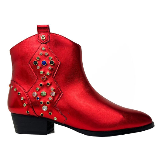 GEM WESTERN BOOT IN RED