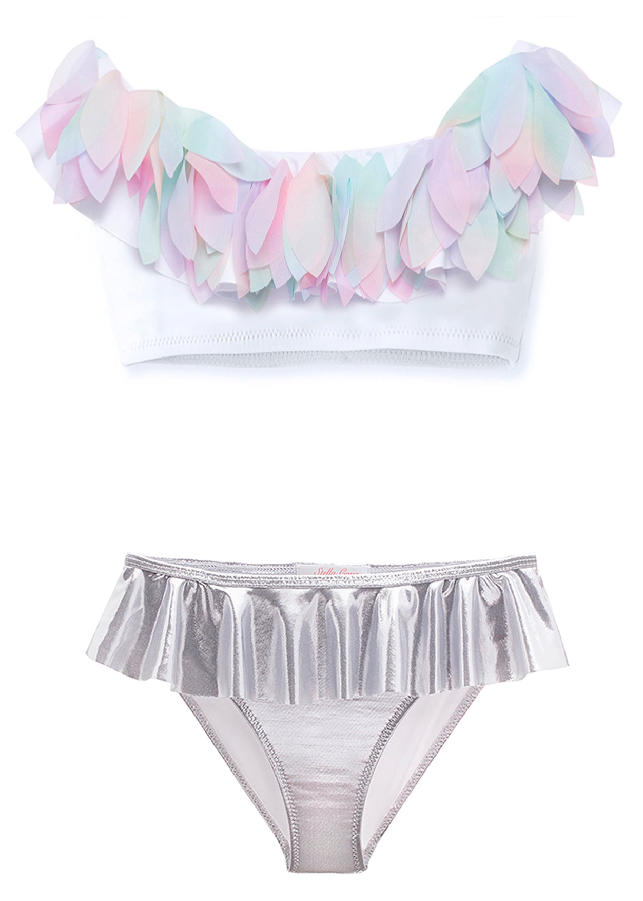 Unicorn Petal & Silver Bikini