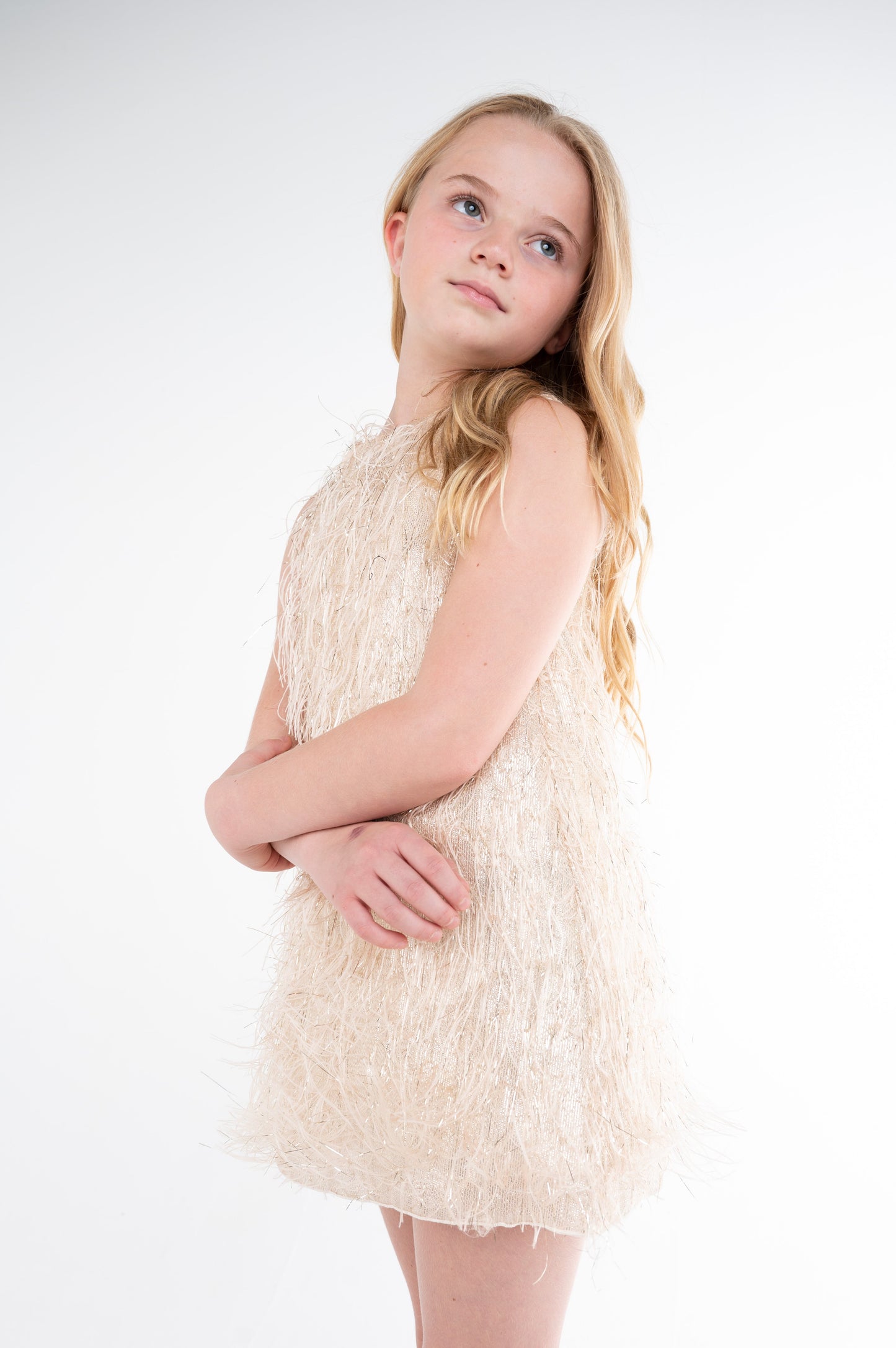 PUA GOLD METALLIC FRINGE SRESS